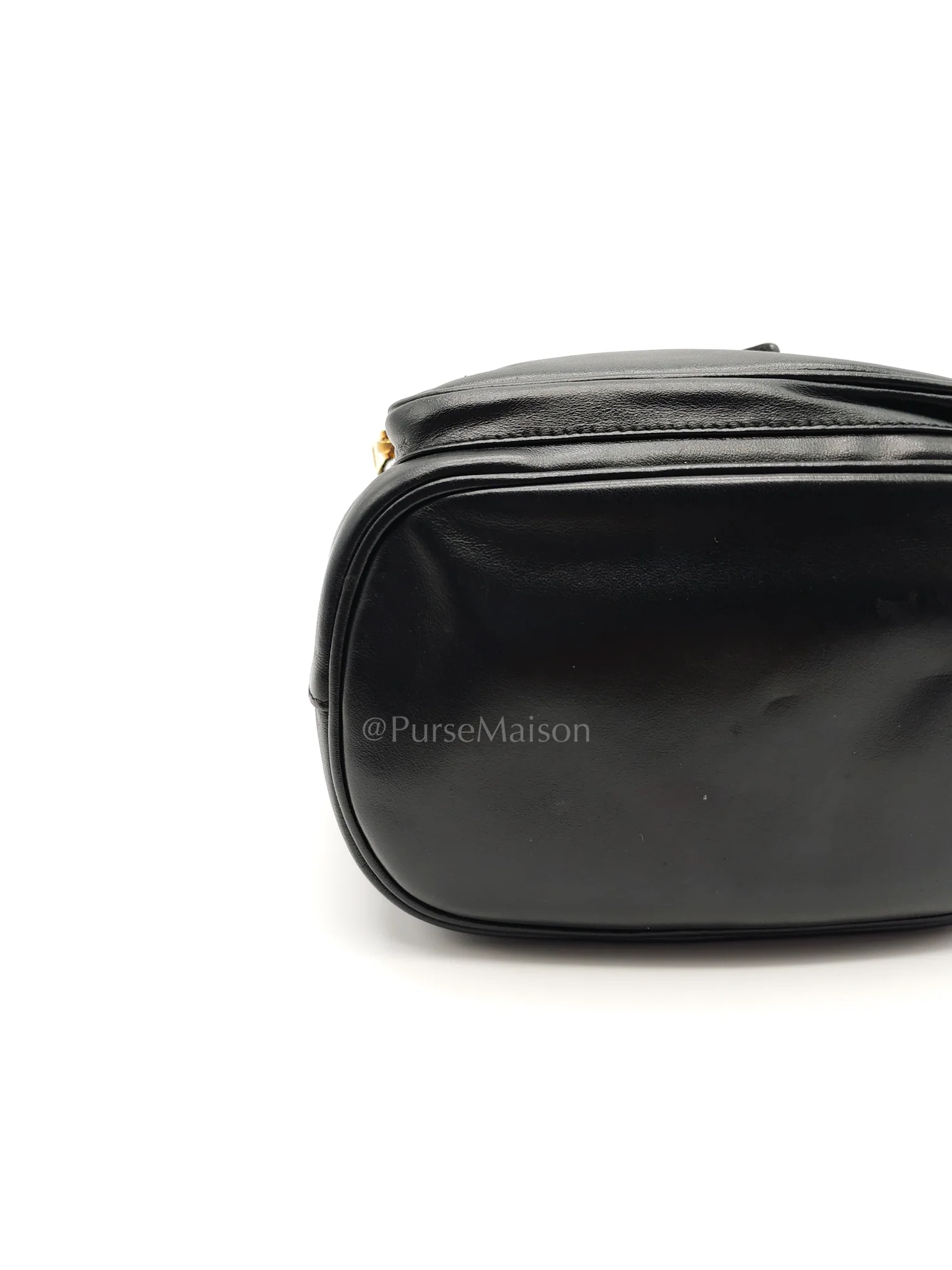 Prada Duet Bucket Bag in Black Smooth Calfskin Leather Crossbody Bag - Image 9