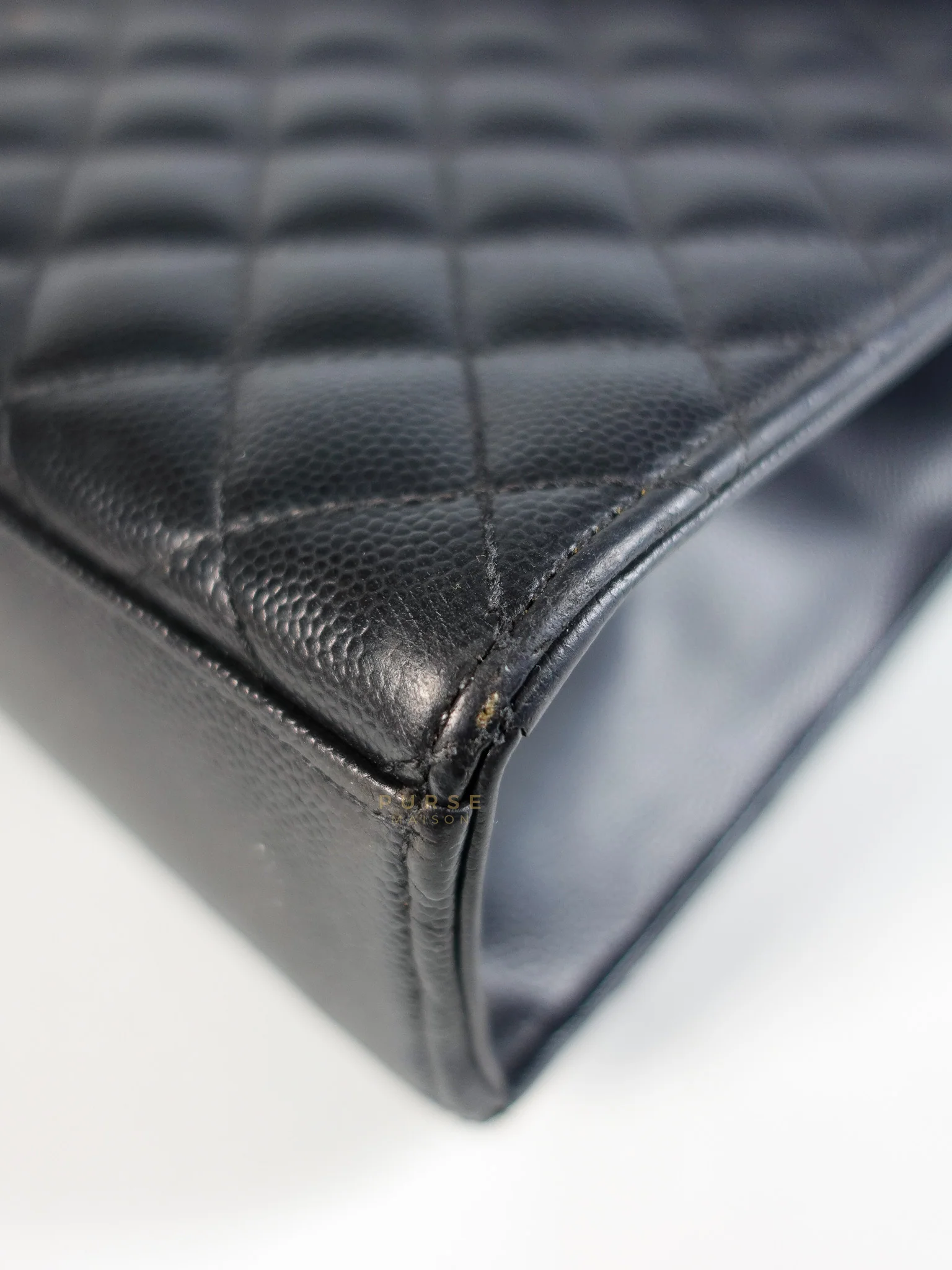 Yves Saint Laurent Envelope Large Shoulder Bag in Black Tri Quilted Grained Leather & Silver Hardware - Image 7