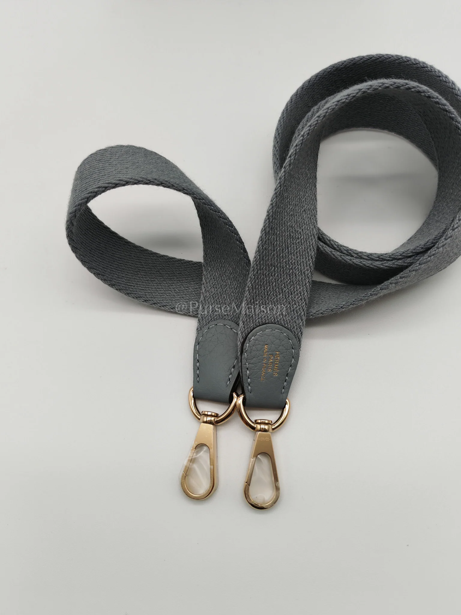 Hermes Evelyne 16 TPM in Gris Pantin Clemence Leather Gold Hardware Stamp K (2025) - Image 17