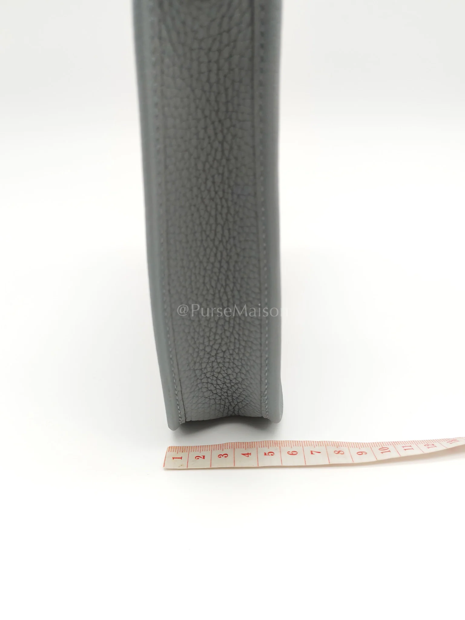 Hermes Evelyne 16 TPM in Gris Pantin Clemence Leather Gold Hardware Stamp K (2025) - Image 21