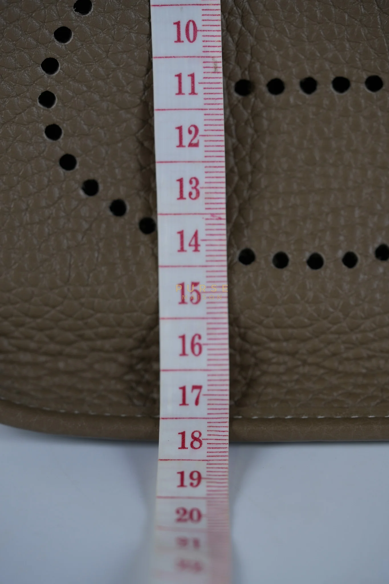 Hermes Evelyne TPM Etoupe in Clemence Leather and Palladium Hardware Stamp Y (2020) - Image 19