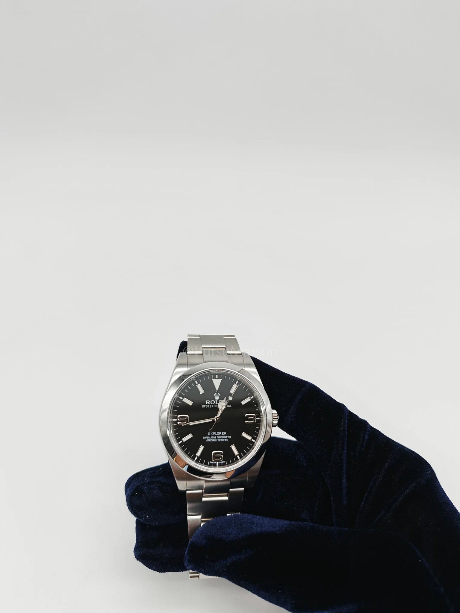 Rolex Explorer 39mm in Silver Oyster Perpetual & Black Dial (Reference No. 214270) - Image 6