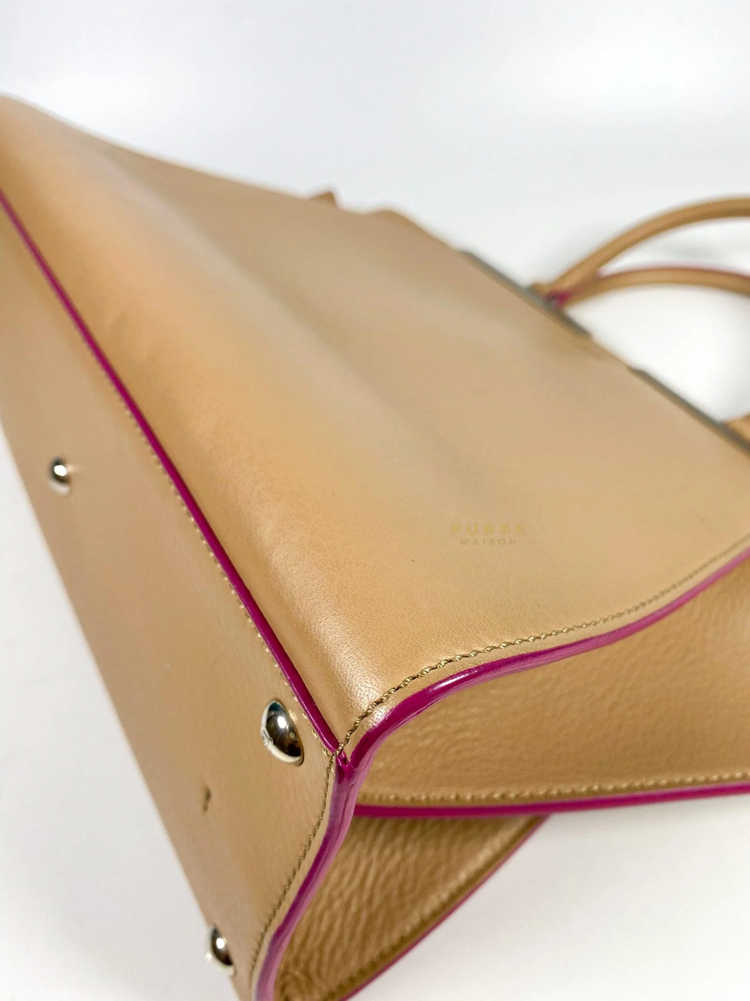 Fendi Fendi 2 Jours Beige Tote Bag - Image 14
