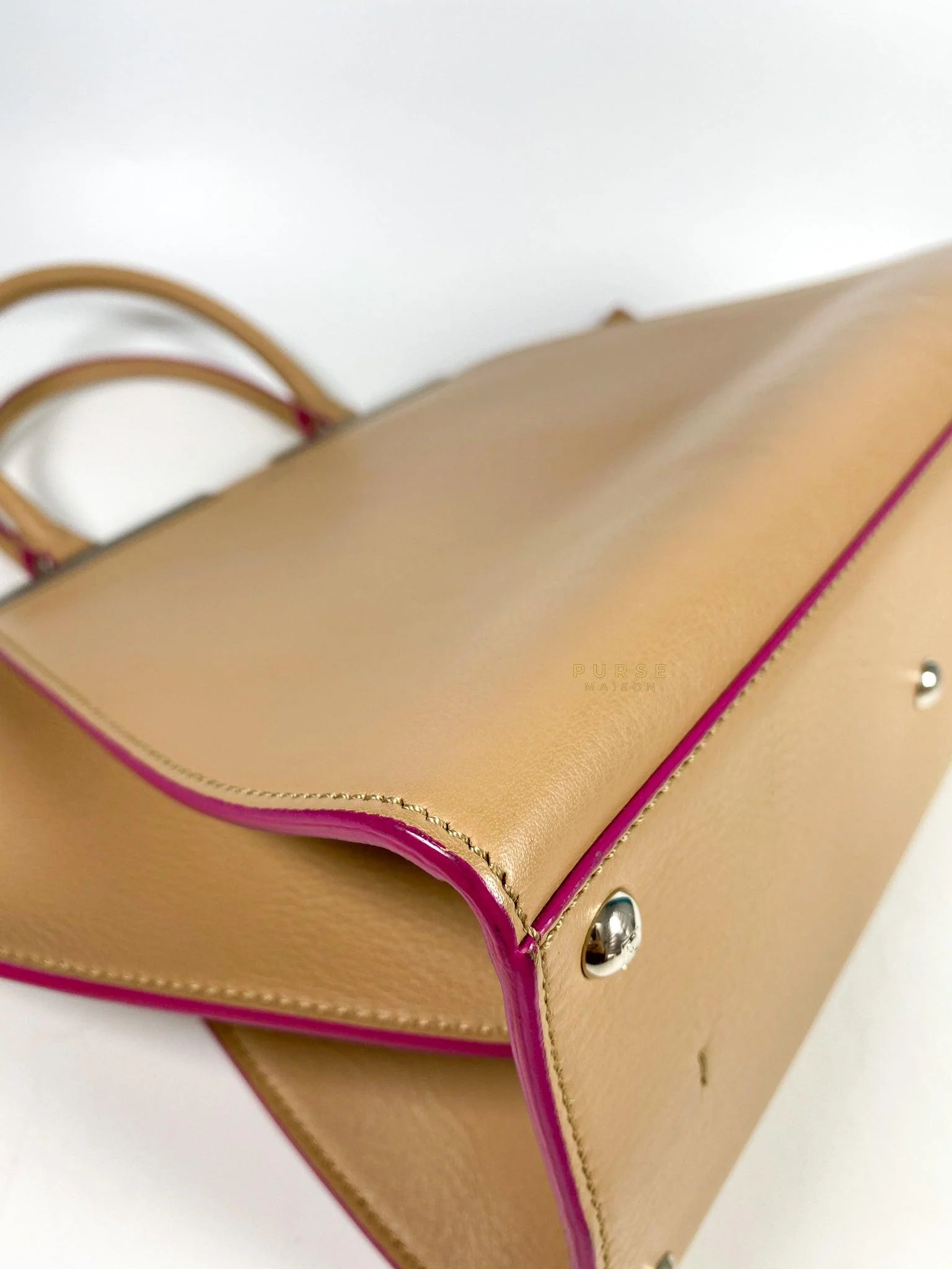 Fendi Fendi 2 Jours Beige Tote Bag - Image 16