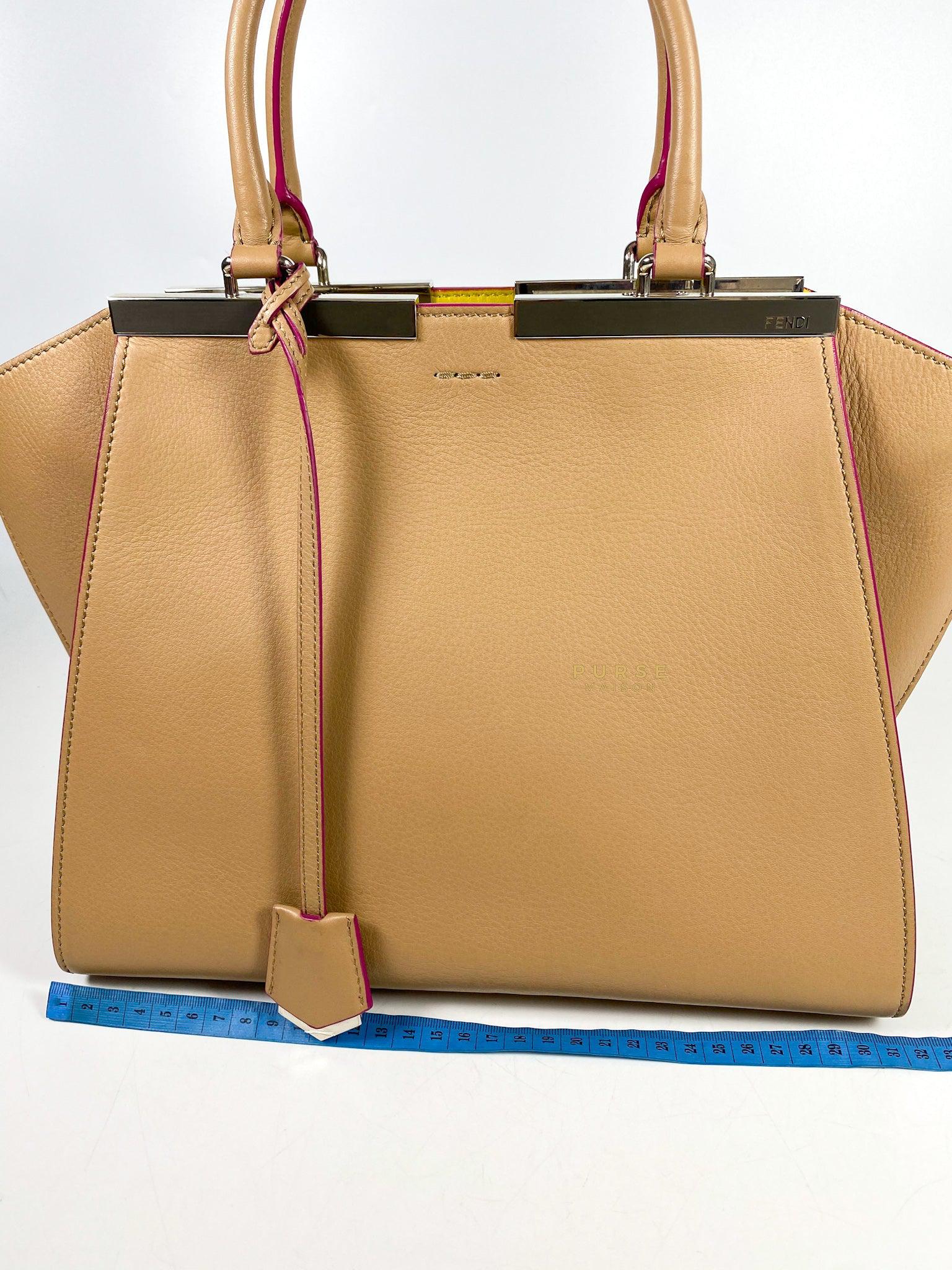 Fendi Fendi 2 Jours Beige Tote Bag - Image 41