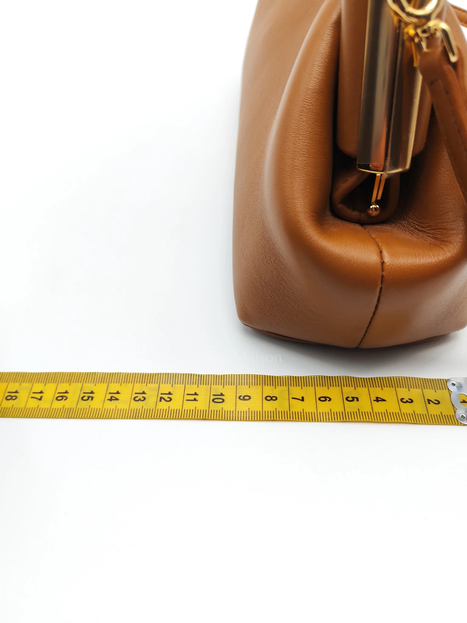 Fendi First Napa Leather Bag in Camel - Image 22