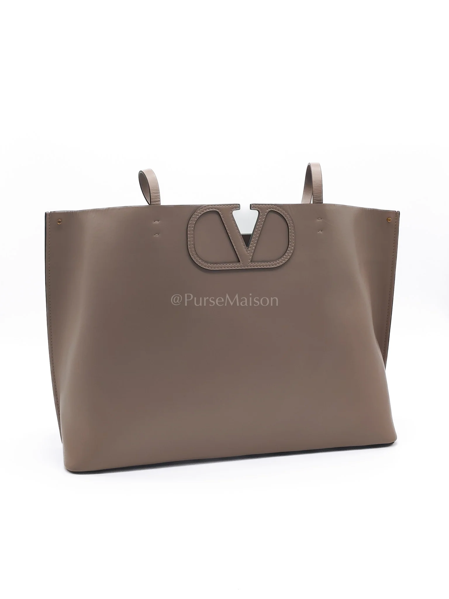 Valentino Fill Me in Rose Canelle Calfskin Leather Large Tote Bag Large - Image 2