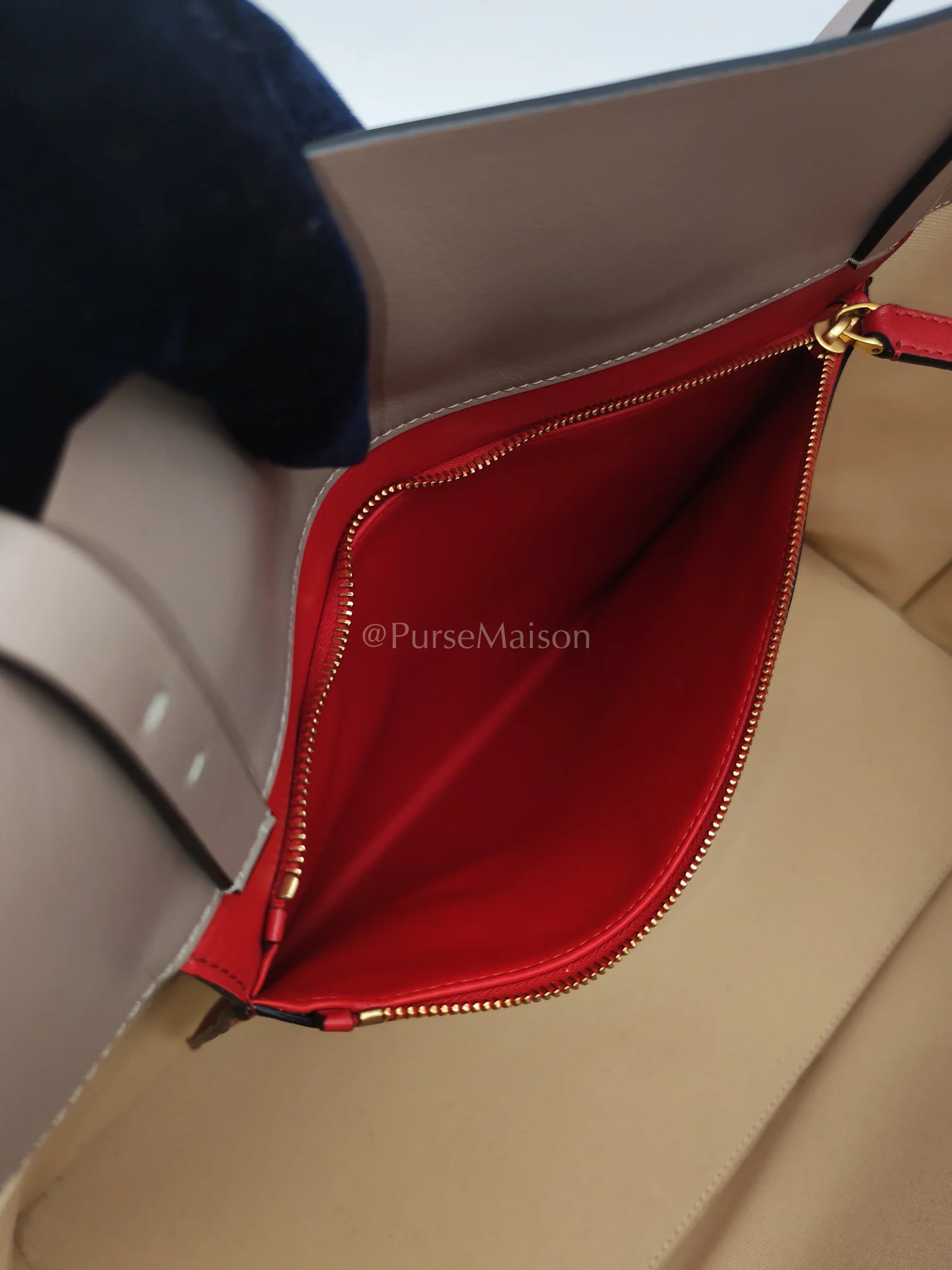 Valentino Fill Me in Rose Canelle Calfskin Leather Large Tote Bag Large - Image 33