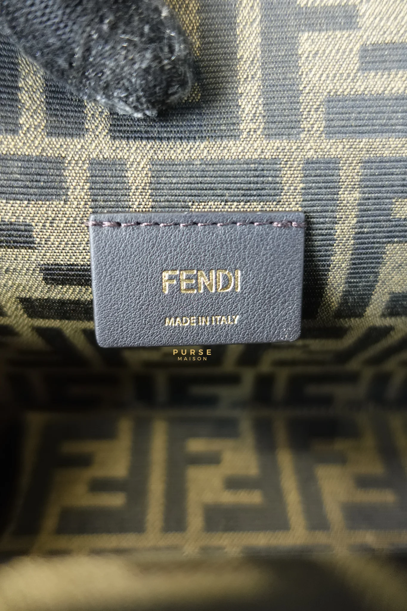 Fendi First Small in Noir Nappa Bag - Image 16