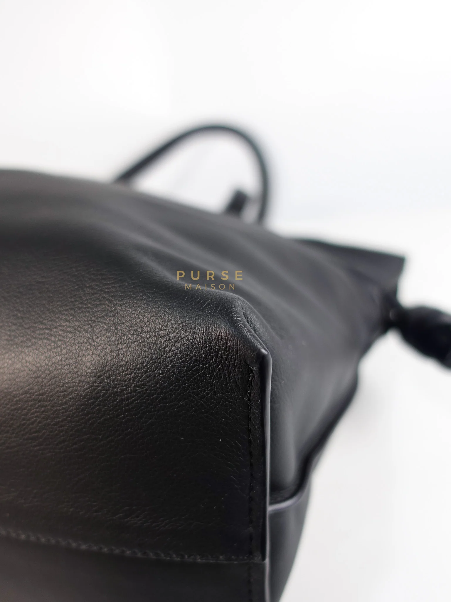 Loewe Flamenco Tote Bag Large in Black Nappa Calfskin Leather - Image 10