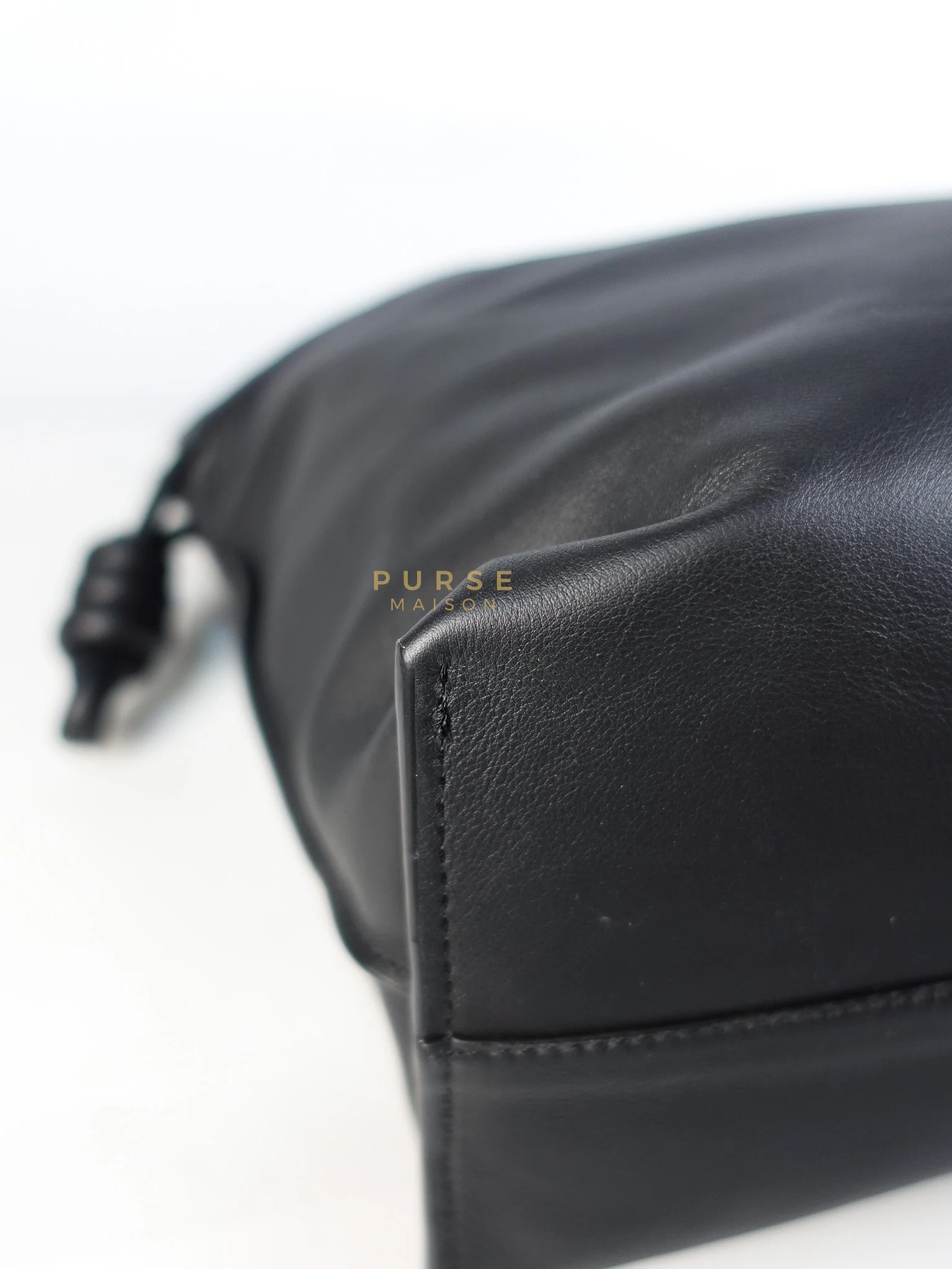 Loewe Flamenco Tote Bag Large in Black Nappa Calfskin Leather - Image 12
