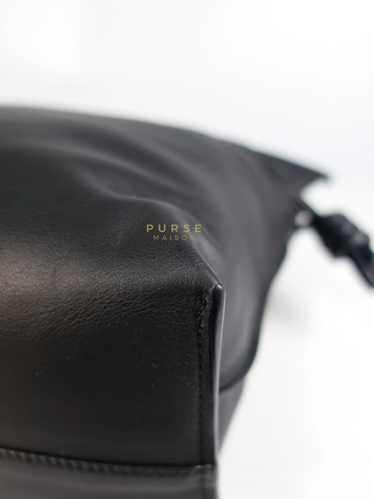 Loewe Flamenco Tote Bag Large in Black Nappa Calfskin Leather - Image 13