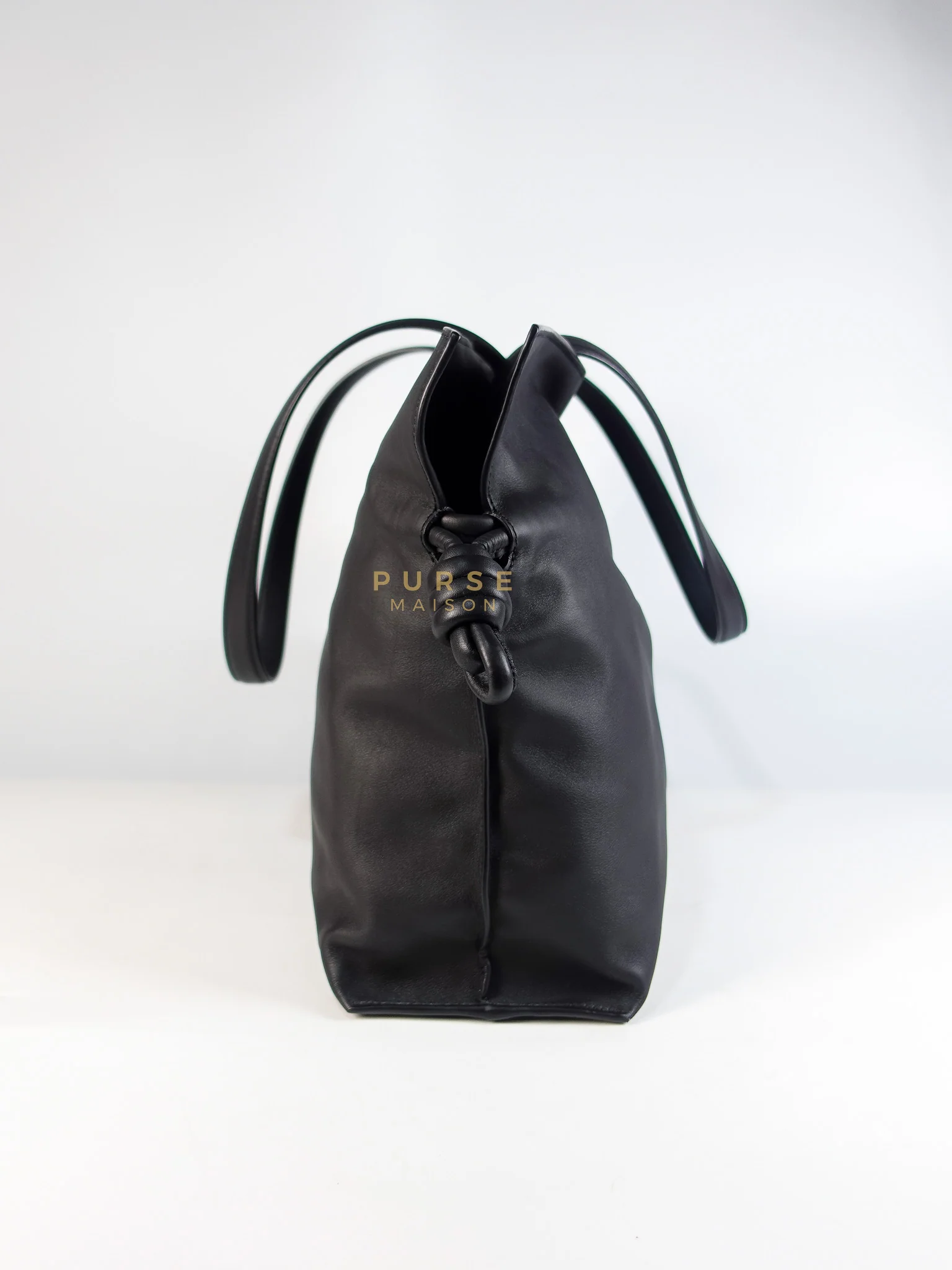 Loewe Flamenco Tote Bag Large in Black Nappa Calfskin Leather - Image 6