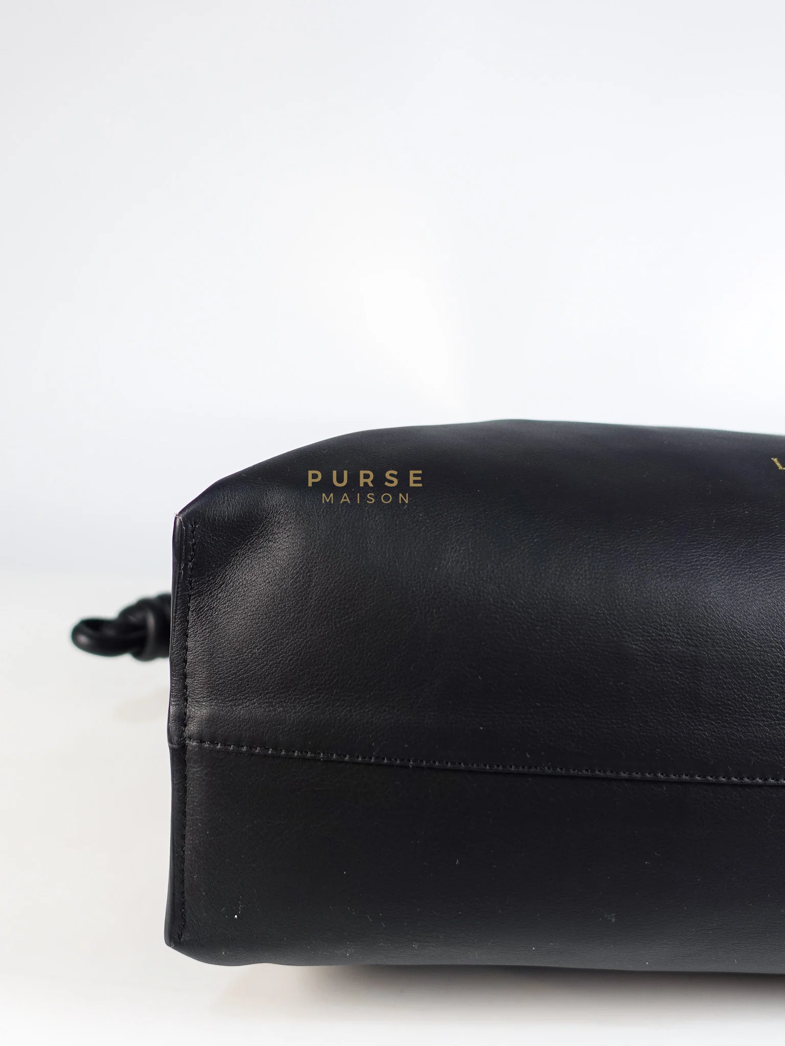 Loewe Flamenco Tote Bag Large in Black Nappa Calfskin Leather - Image 9