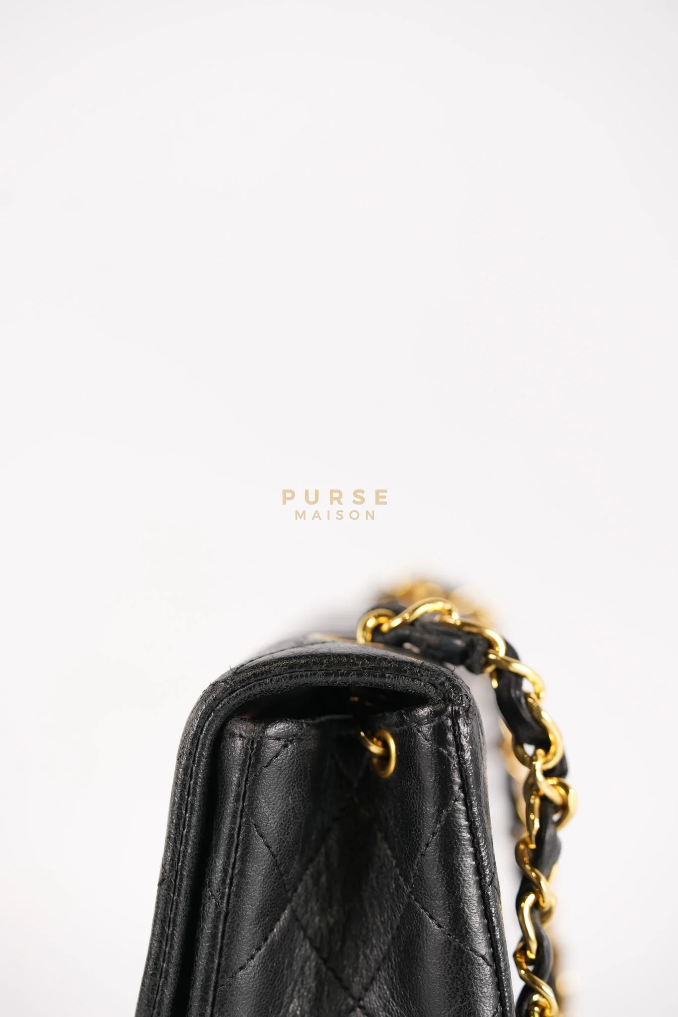 Chanel Classic Square Flap Bag in Black Quilted Lambskin Leather and 24k Gold Hardware Series 1 - Image 27