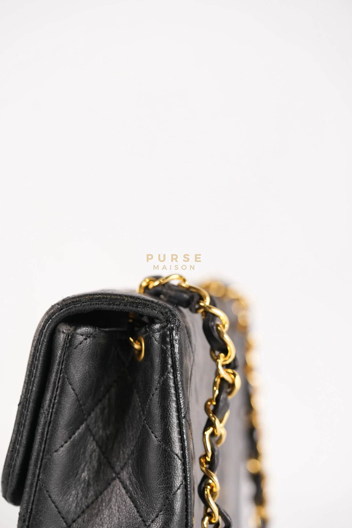 Chanel Classic Square Flap Bag in Black Quilted Lambskin Leather and 24k Gold Hardware Series 1 - Image 28