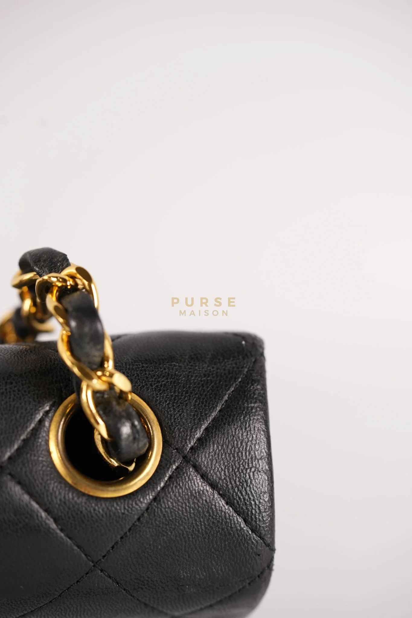 Chanel Classic Square Flap Bag in Black Quilted Lambskin Leather and 24k Gold Hardware Series 1 - Image 50