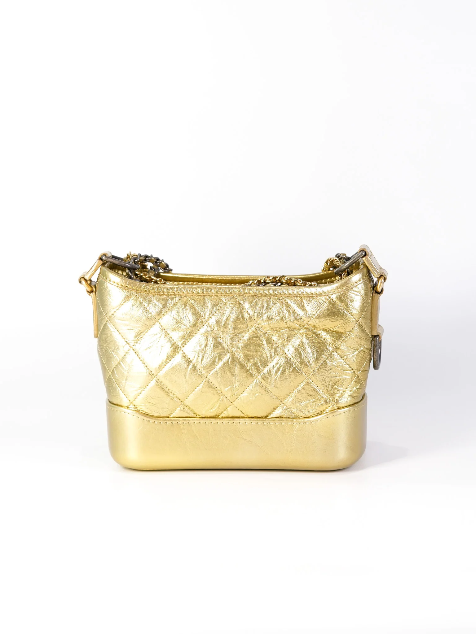 Chanel Gabrielle Small Crossbody Bag in Metallic Lambskin Leather & Mixed Hardware Series 24 - Image 4