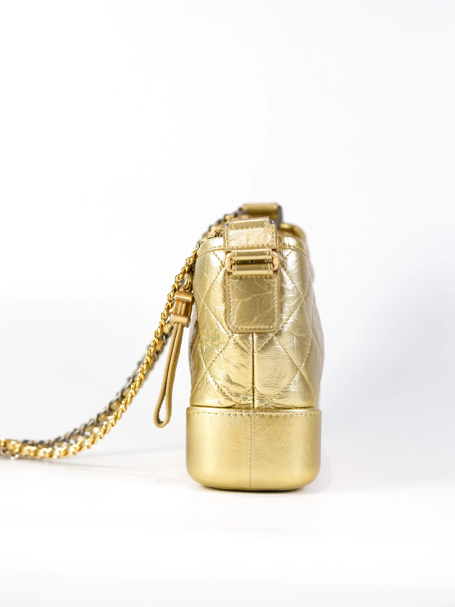 Chanel Gabrielle Small Crossbody Bag in Metallic Lambskin Leather & Mixed Hardware Series 24 - Image 5