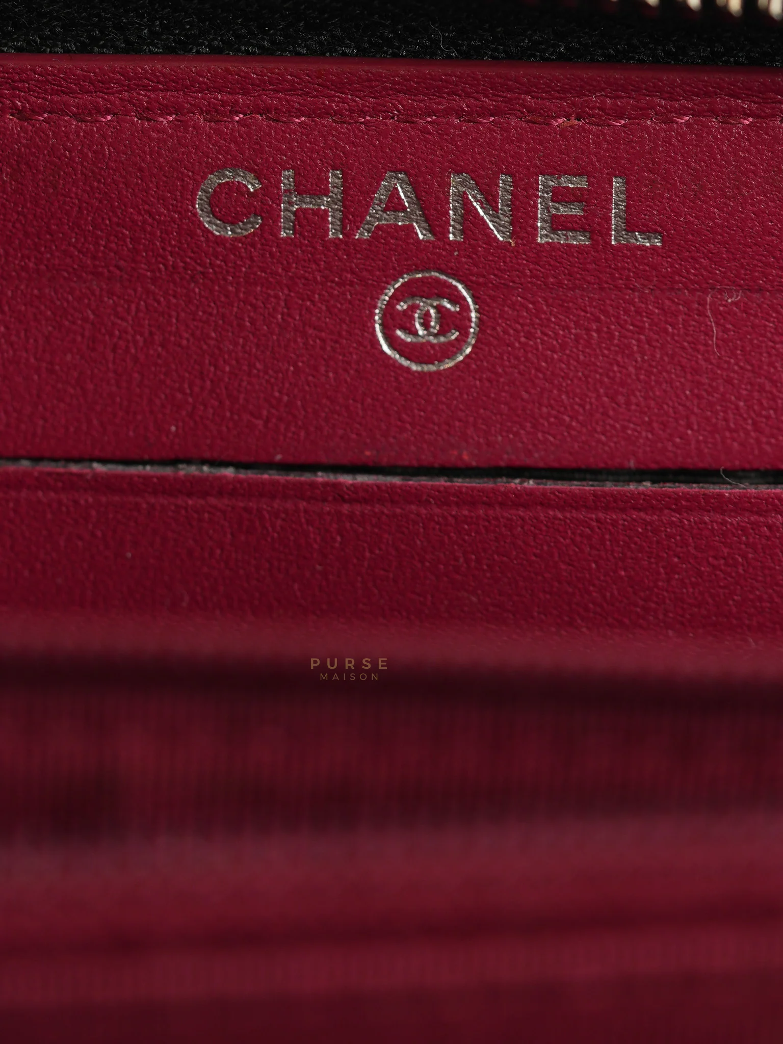 Chanel Gabrielle Zipped Coin Purse Wallet in Aged Gold Hardware Series 25 - Image 14