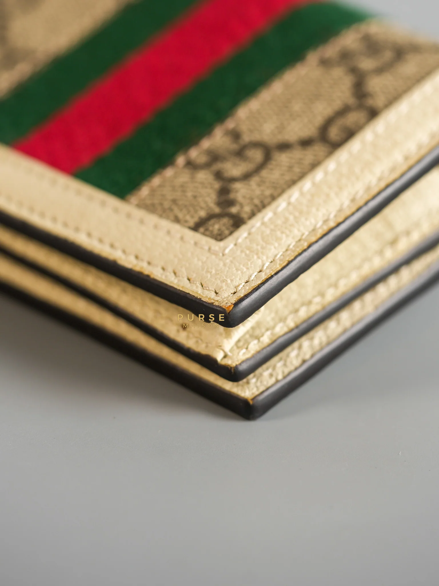Gucci Queen Margaret Monogram Web Canvas Wallet - Image 10