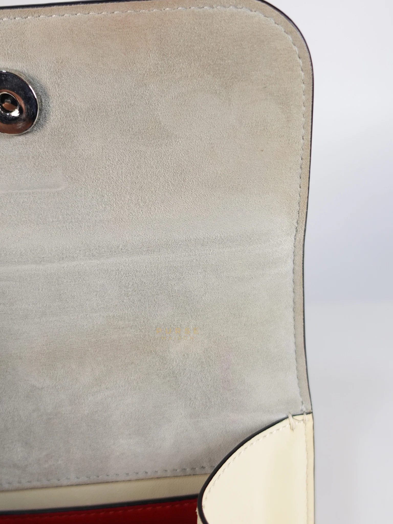 Valentino Garavani V-Logo& Almond Beige Patent Small Crossbody Bag - Image 22