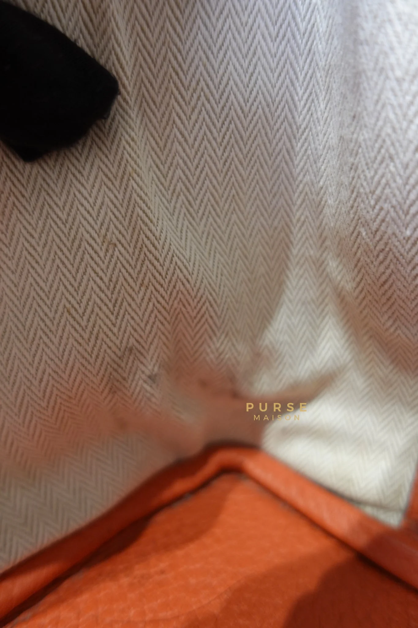 Hermes Garden Party 30 in Poppy Orange Negonda Leather PHW Stamp Square Q (2013) - Image 21