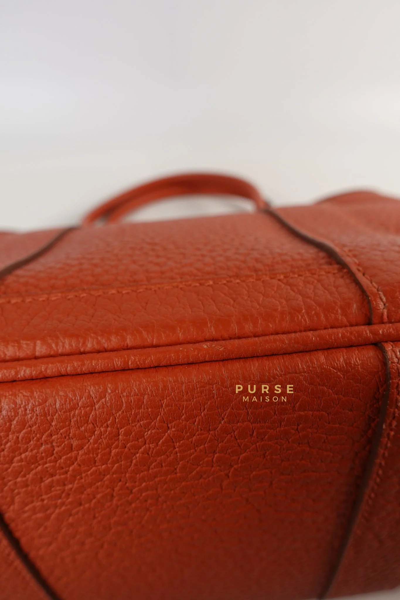 Hermes Garden Party 30 in Poppy Orange Negonda Leather PHW Stamp Square Q (2013) - Image 28