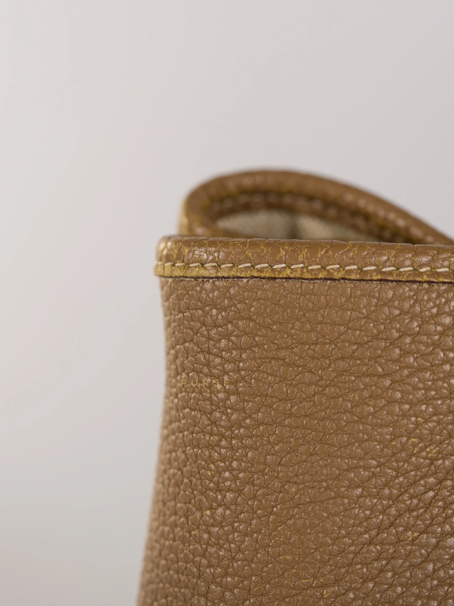 Hermes Garden Party Tote 30 (GPT) Etoupe Negonda Leather in Palladium Hardware Stamp Square R (2014) - Image 28