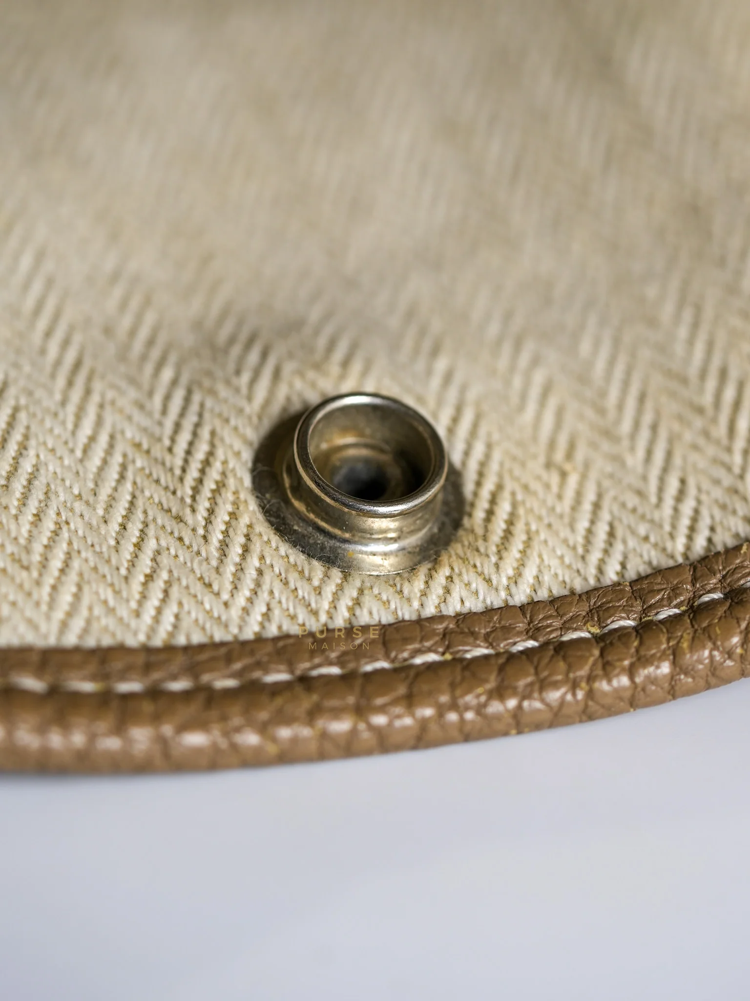 Hermes Garden Party Tote 30 (GPT) Etoupe Negonda Leather in Palladium Hardware Stamp Square R (2014) - Image 40