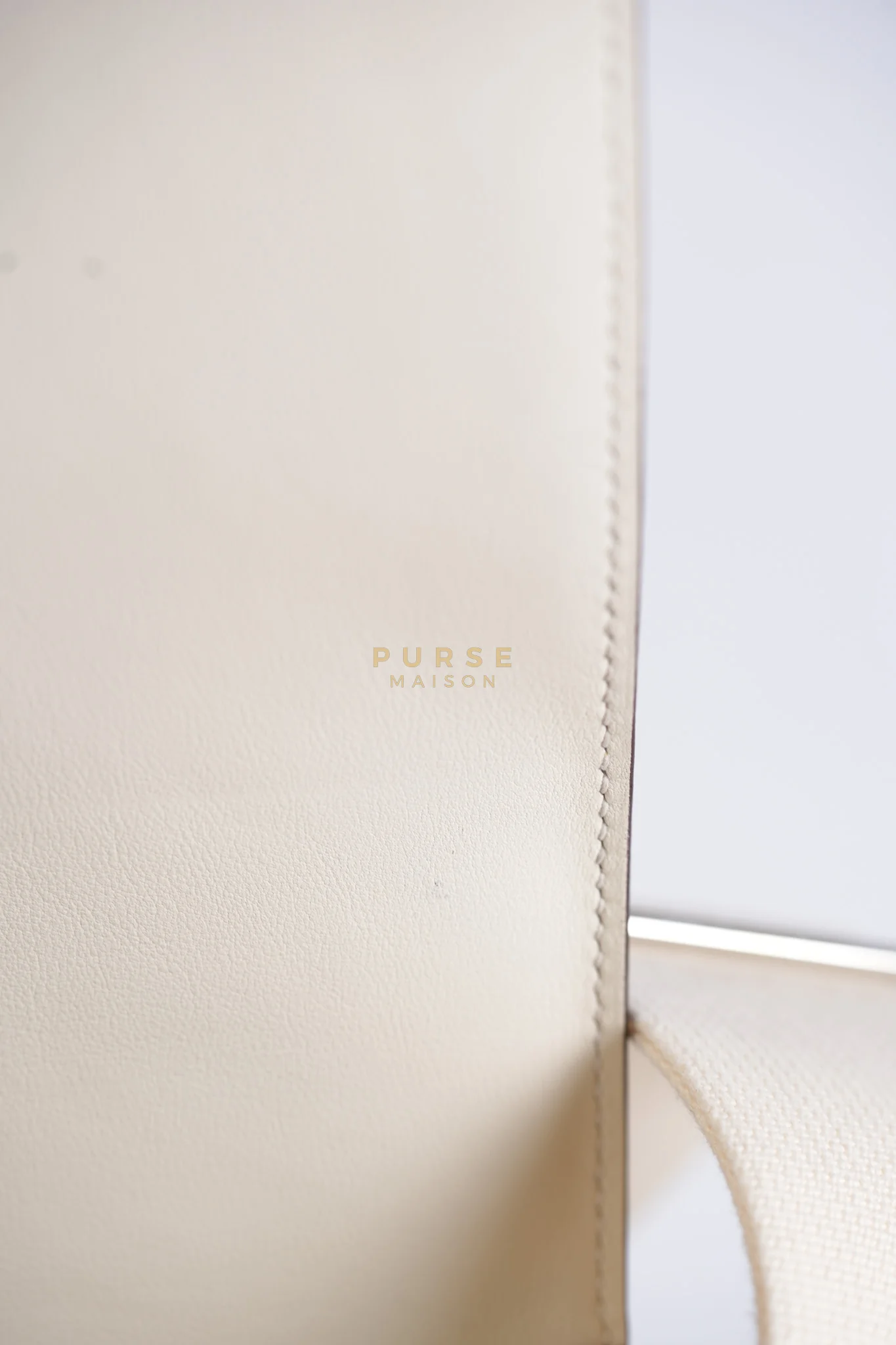 Hermes Geta in Nata Chevre Mysore Leather & Palladium Hardware Stamp W (2024) - Image 22