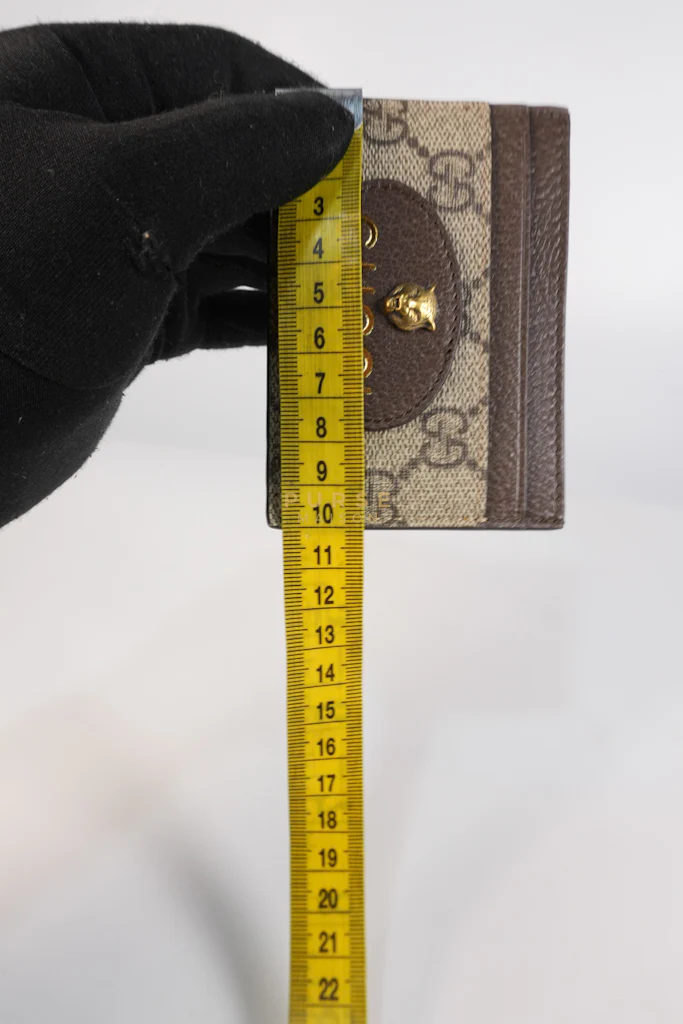 Gucci GG Neo Vintage Cardholder in Yellow Supreme Monogram - Image 15