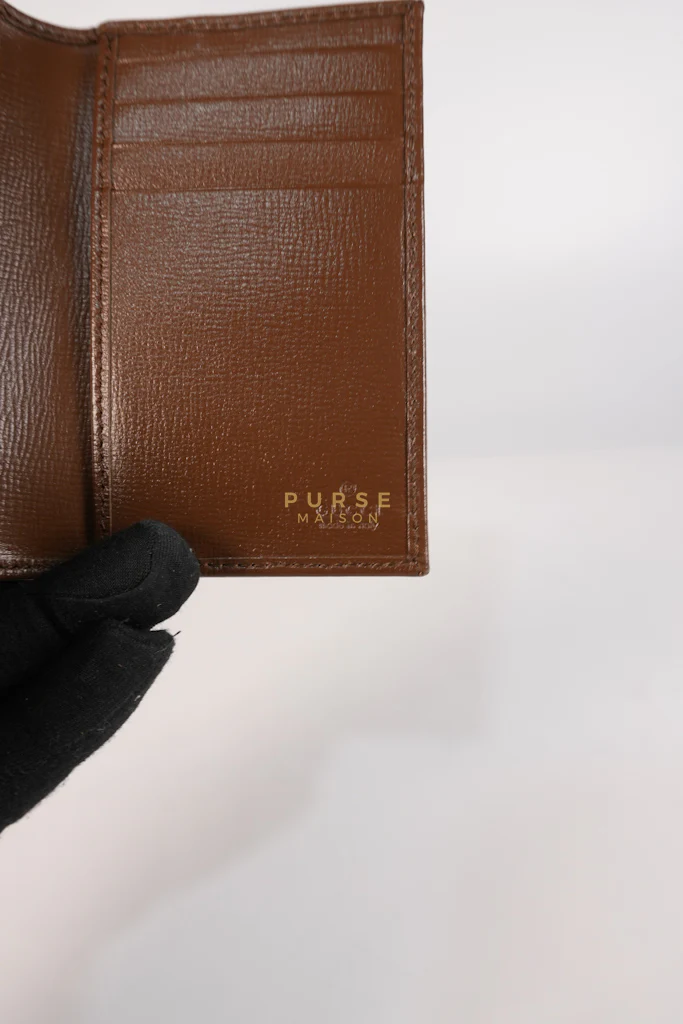Gucci GG Retro Interlocking G Bi-Fold Card Holder in Supreme Monogram - Image 10