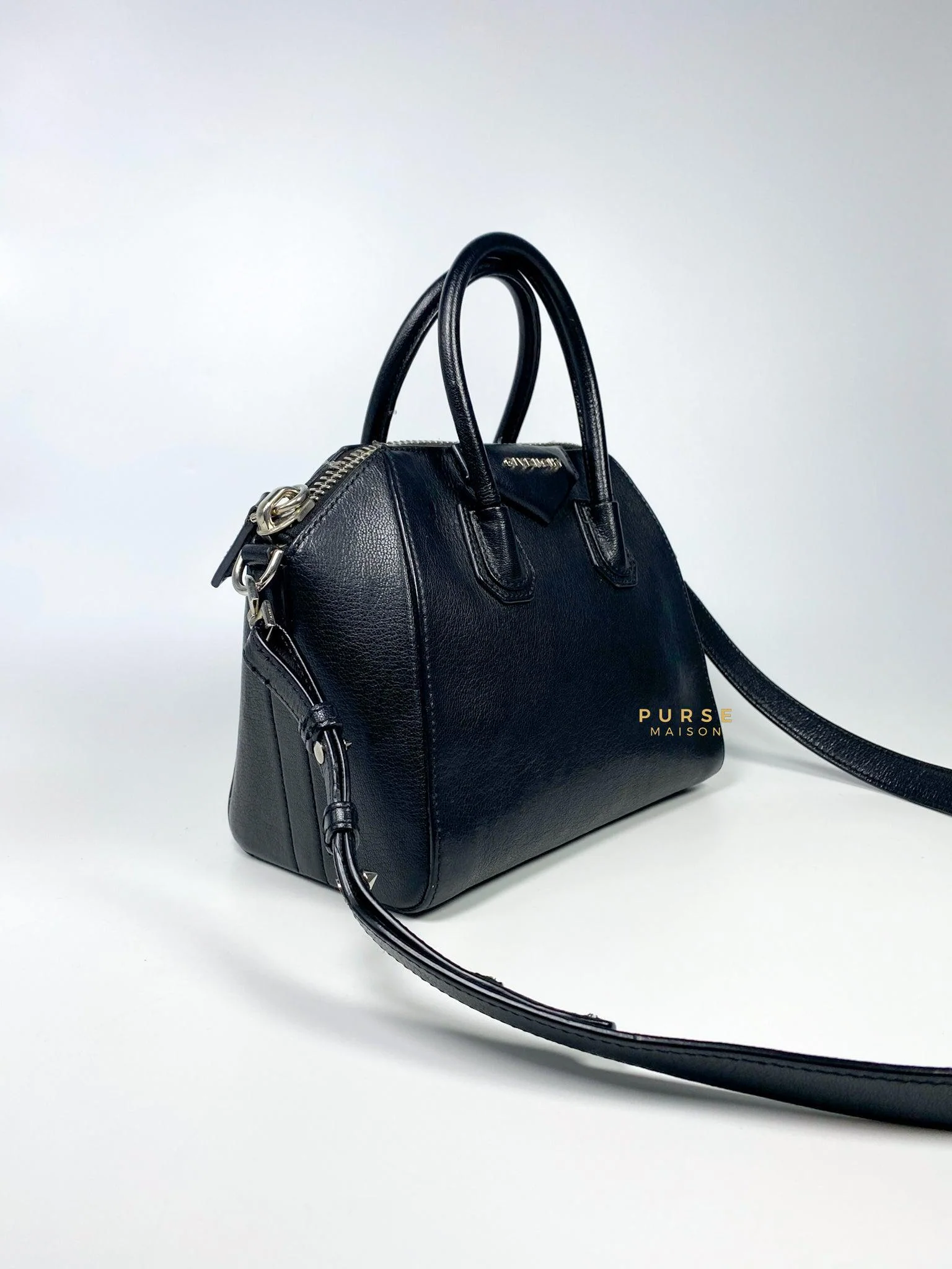 Givenchy Givenchy Mini Antigona Black Grained Calfskin - Image 3