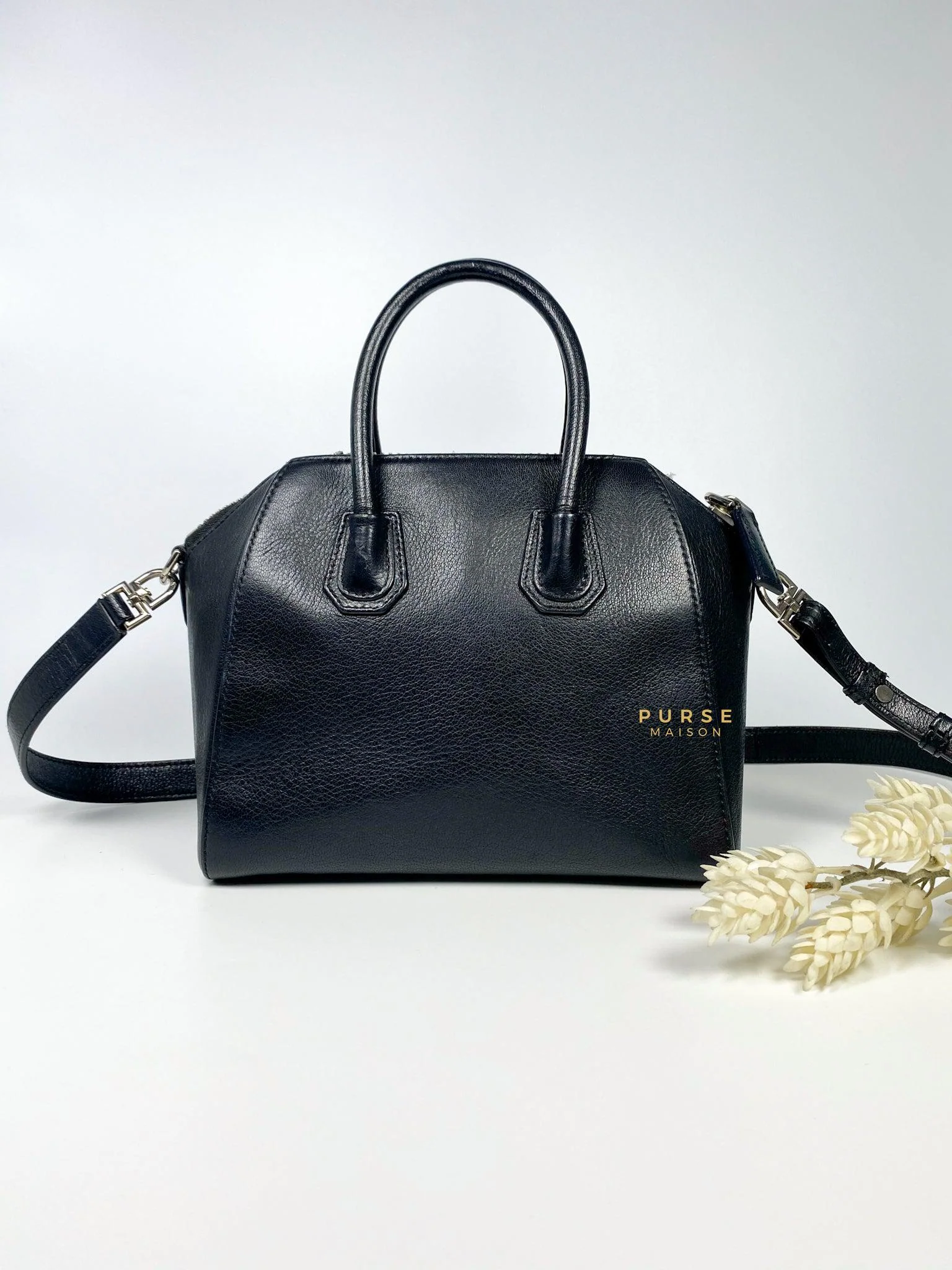 Givenchy Givenchy Mini Antigona Black Grained Calfskin - Image 6