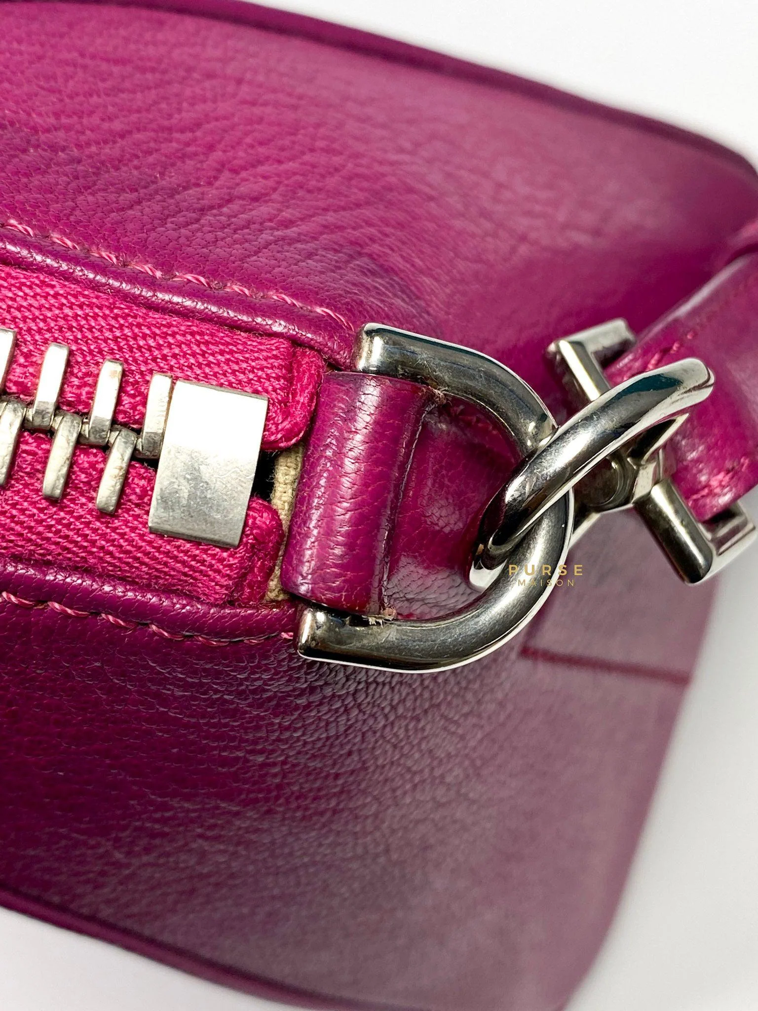 Givenchy Givenchy Mini Antigona Fuchsia Grained Calfskin Leather - Image 20