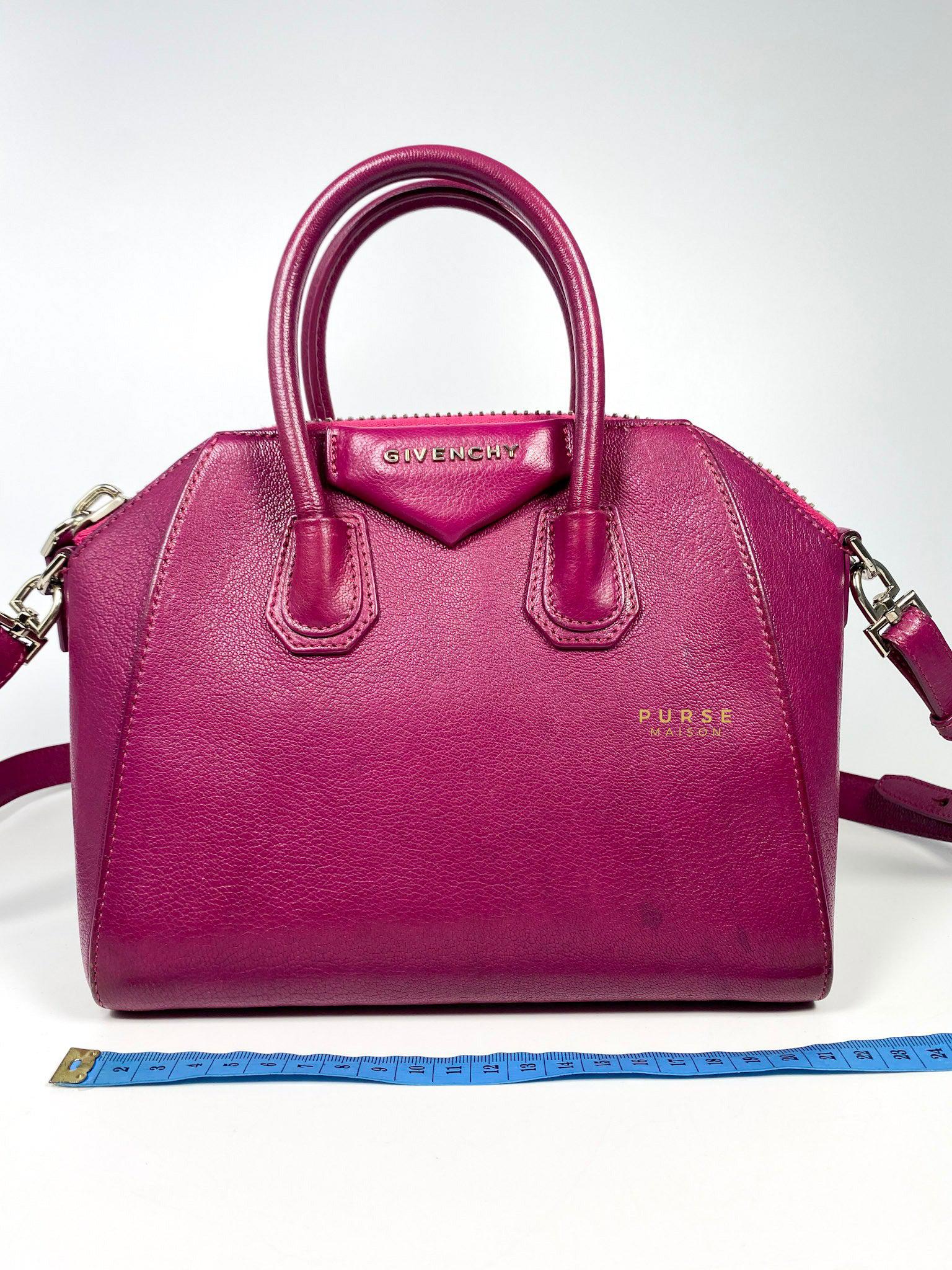 Givenchy Givenchy Mini Antigona Fuchsia Grained Calfskin Leather - Image 29
