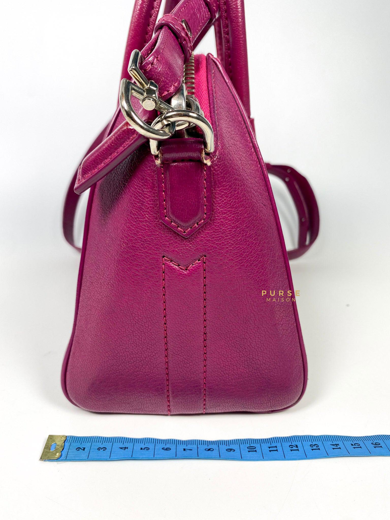 Givenchy Givenchy Mini Antigona Fuchsia Grained Calfskin Leather - Image 30