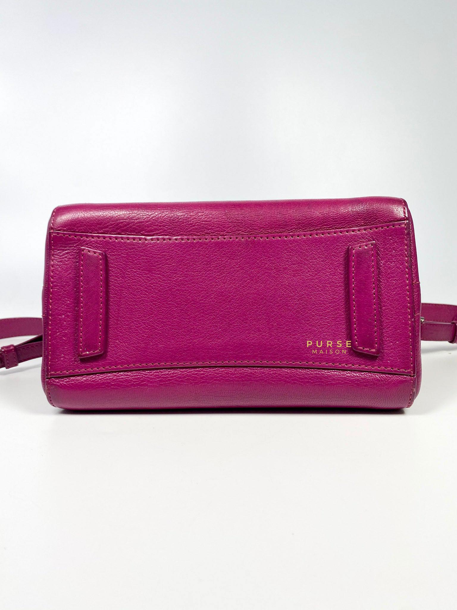 Givenchy Givenchy Mini Antigona Fuchsia Grained Calfskin Leather - Image 6