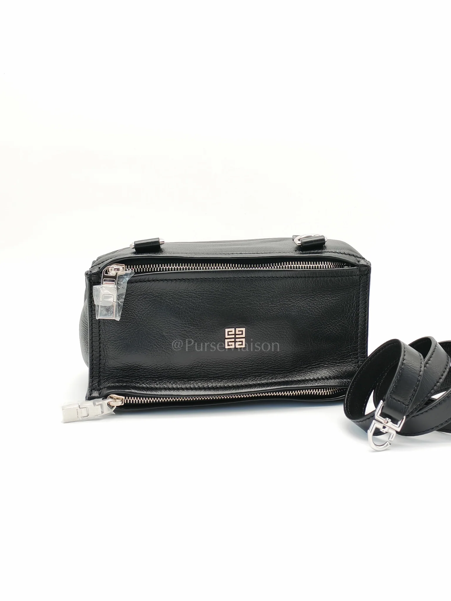 Givenchy Min Pandora in Black Soft Calfskin Leather Crossbody Bag - Image 3