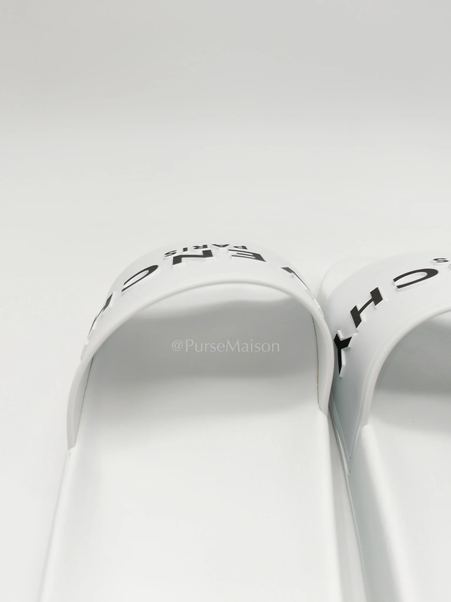 Givenchy White Rubber Givenchy Pool Slides Size 42 EU (28.5 cm) - Image 10