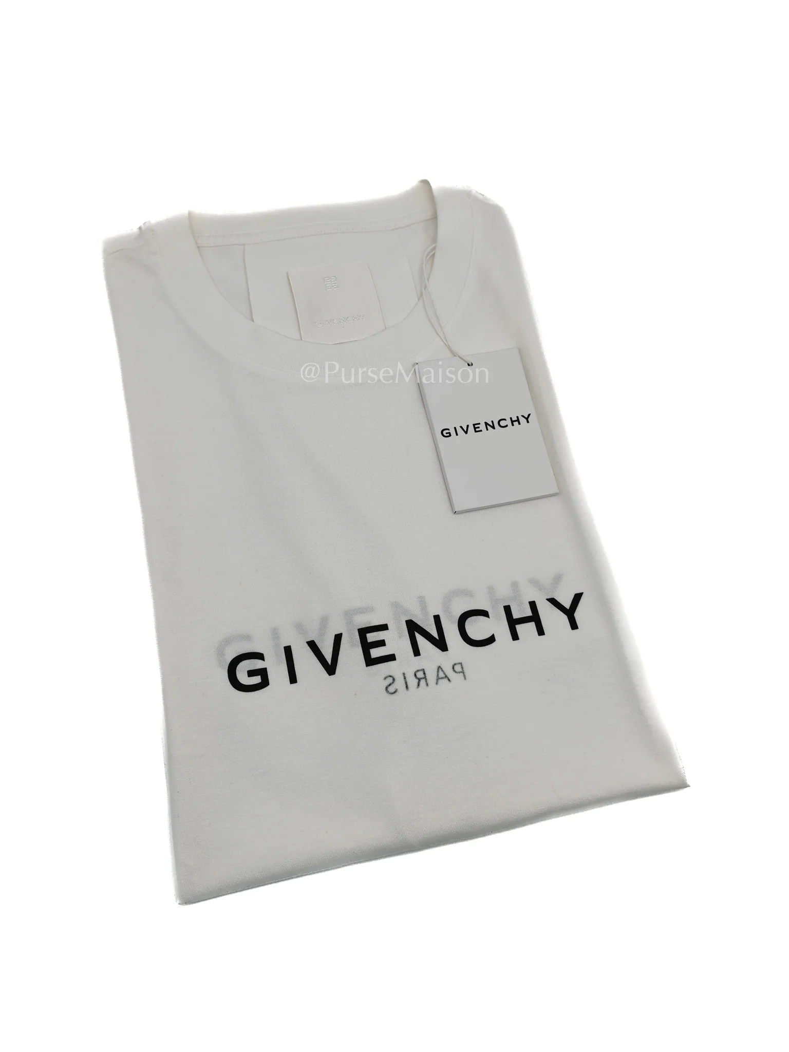 Givenchy Logo White T-Shirt for Men Size XL - Image 2