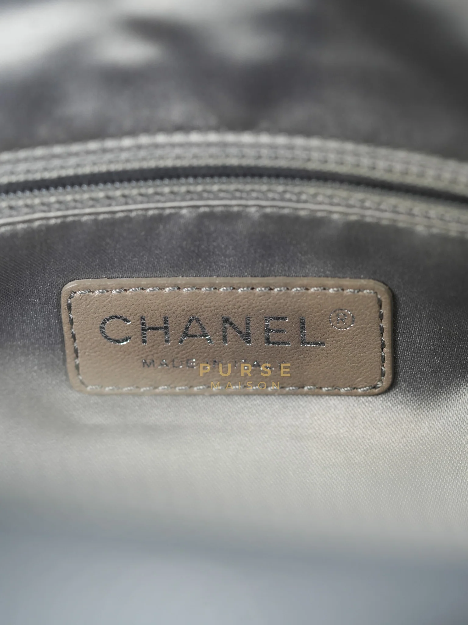 Chanel Glazed Bowling Bag Large in Black Caviar Leather and Ruthenium Hardware (Series 13) - Image 27