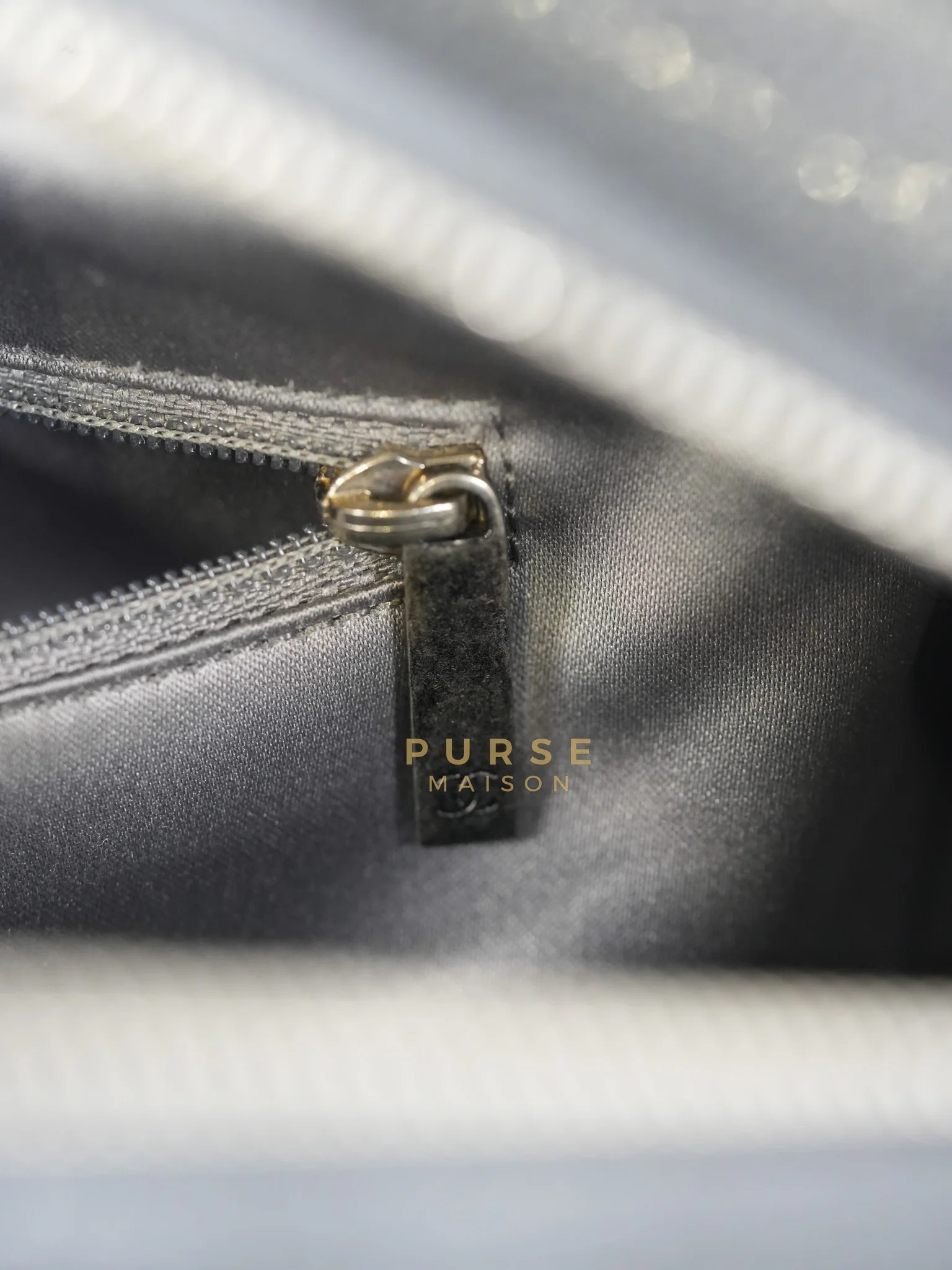 Chanel Glazed Bowling Bag Large in Black Caviar Leather and Ruthenium Hardware (Series 13) - Image 28