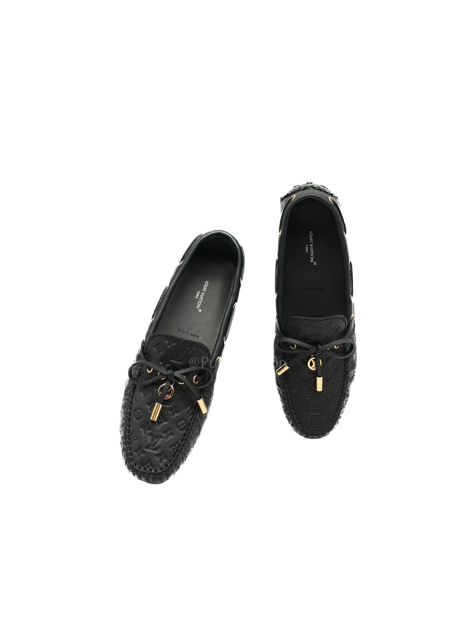 Louis Vuitton Gloria Flat Loafers in Black Size 36 1/2 (23.5 cm) - Image 3