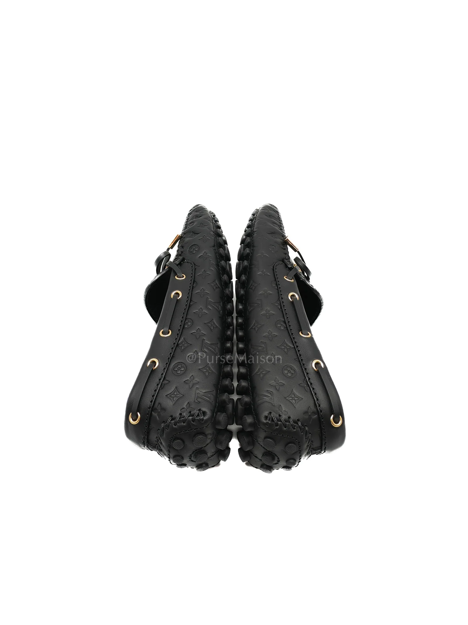 Louis Vuitton Gloria Flat Loafers in Black Size 36 1/2 (23.5 cm) - Image 4
