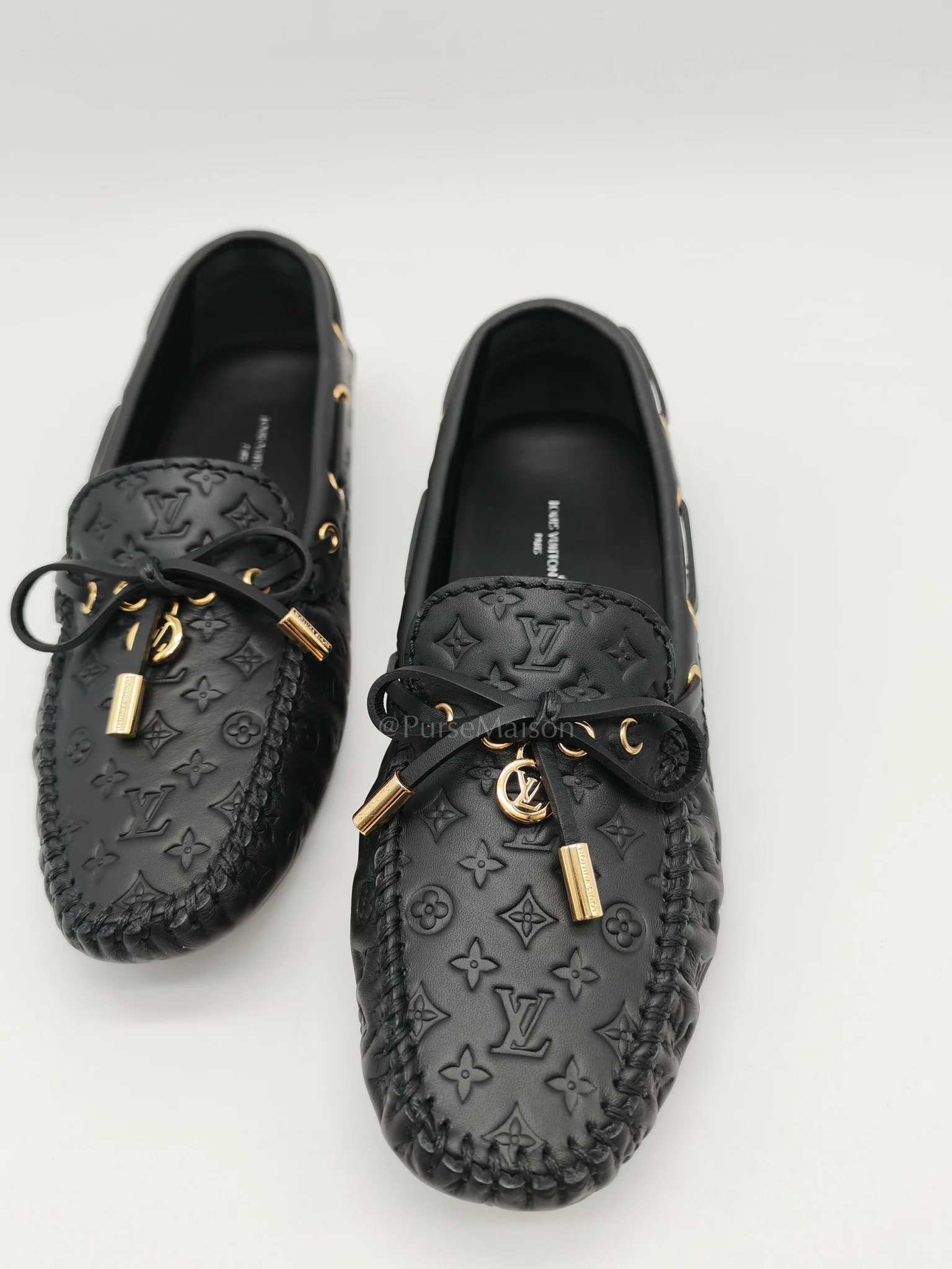 Louis Vuitton Gloria Flat Loafers in Black Size 36 1/2 (23.5 cm) - Image 7