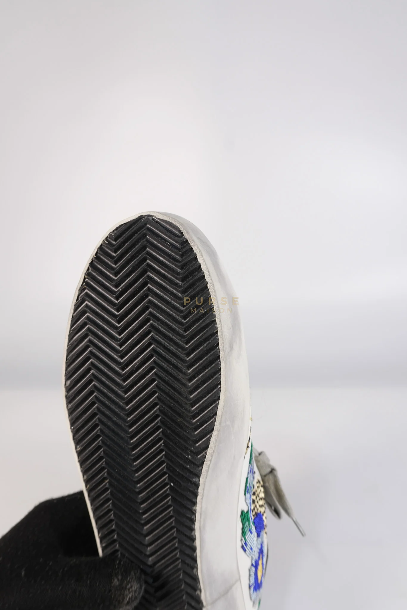 Golden Goose Super-Star Classic Suede Toe Leather Quarter Glitter (White/Ice/Gold/Black Sneakers Size 40 (25cm) - Image 20