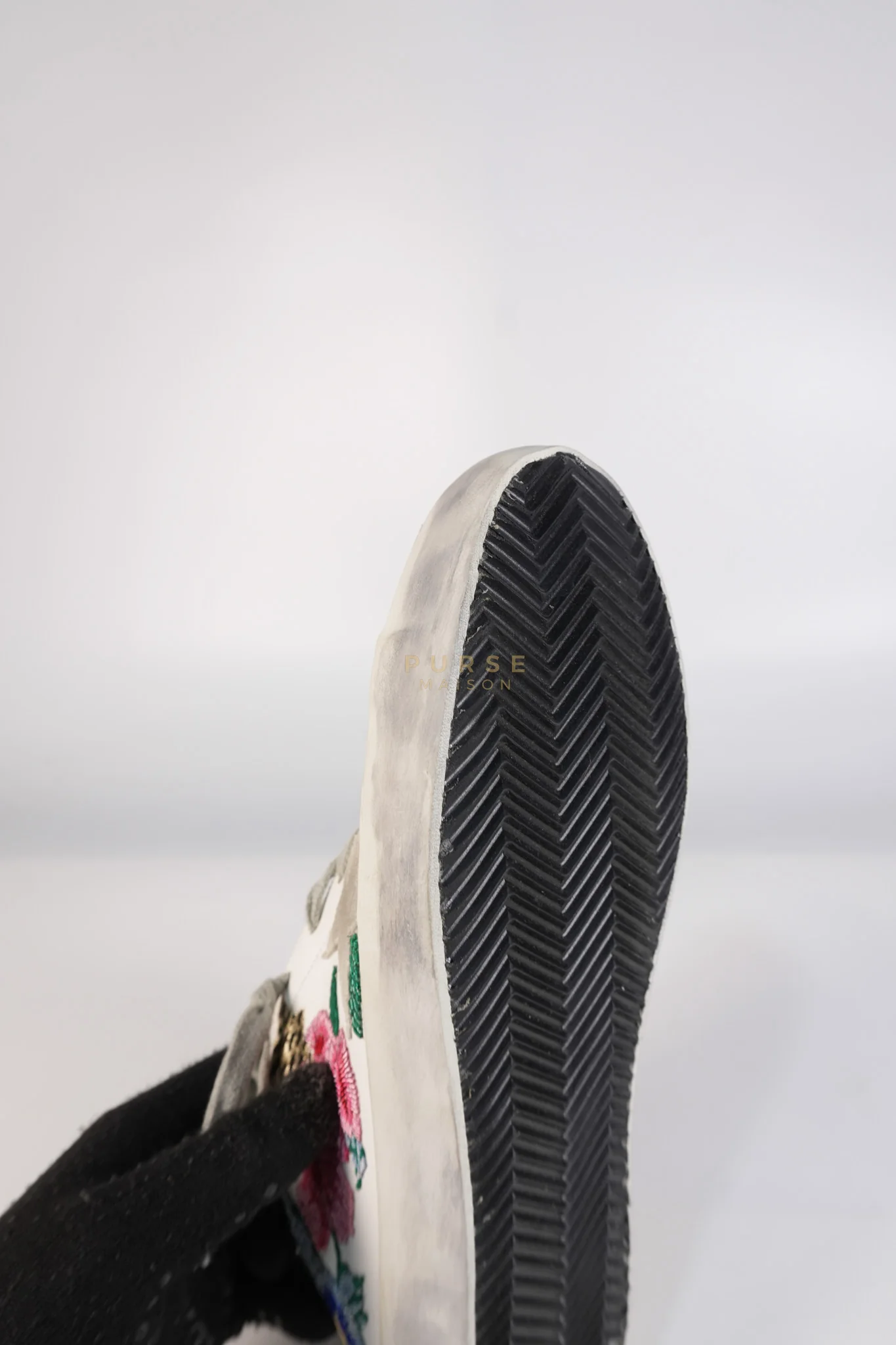 Golden Goose Super-Star Classic Suede Toe Leather Quarter Glitter (White/Ice/Gold/Black Sneakers Size 40 (25cm) - Image 21