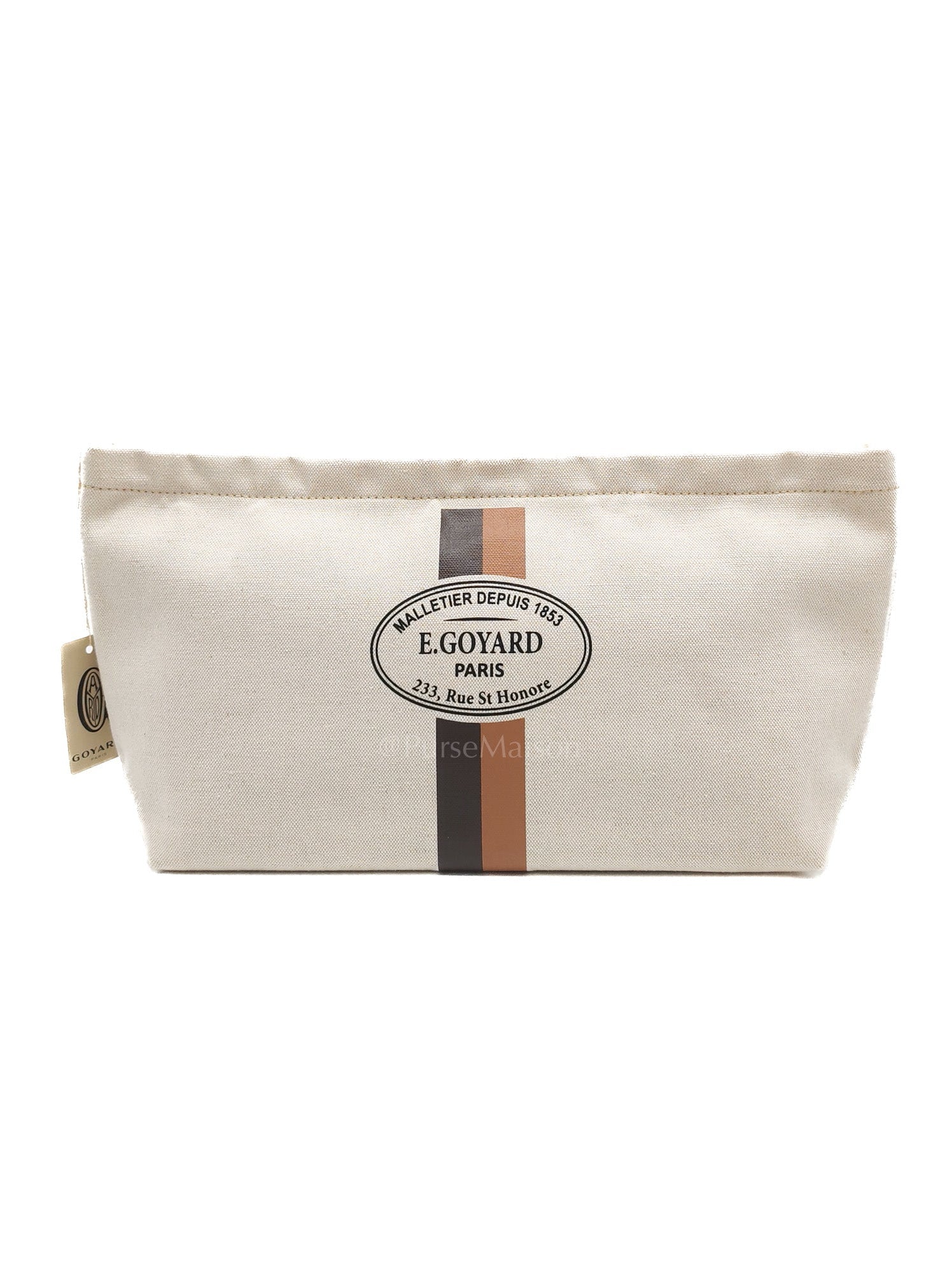 Goyard Necessaire Pouch in Linen and Cotton Bag Organizer